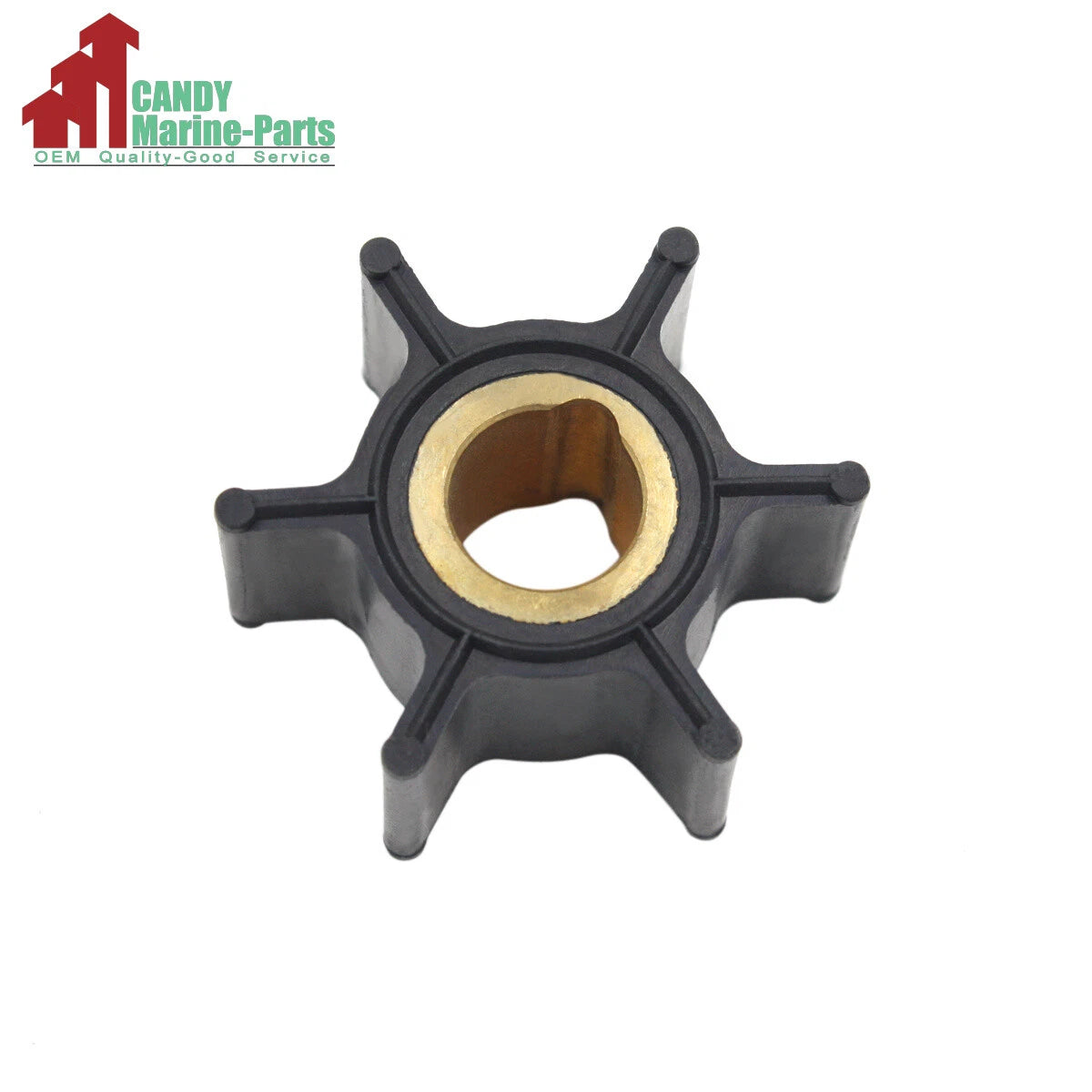 Water Pump Impeller Kit for Johnson Evinrude 9.9-15HP (1974–2007) Replaces 394711