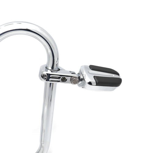 1 P-Clamp Chrome Slipstream Footpeg for Yamaha Road Star Warrior (2002–2009)