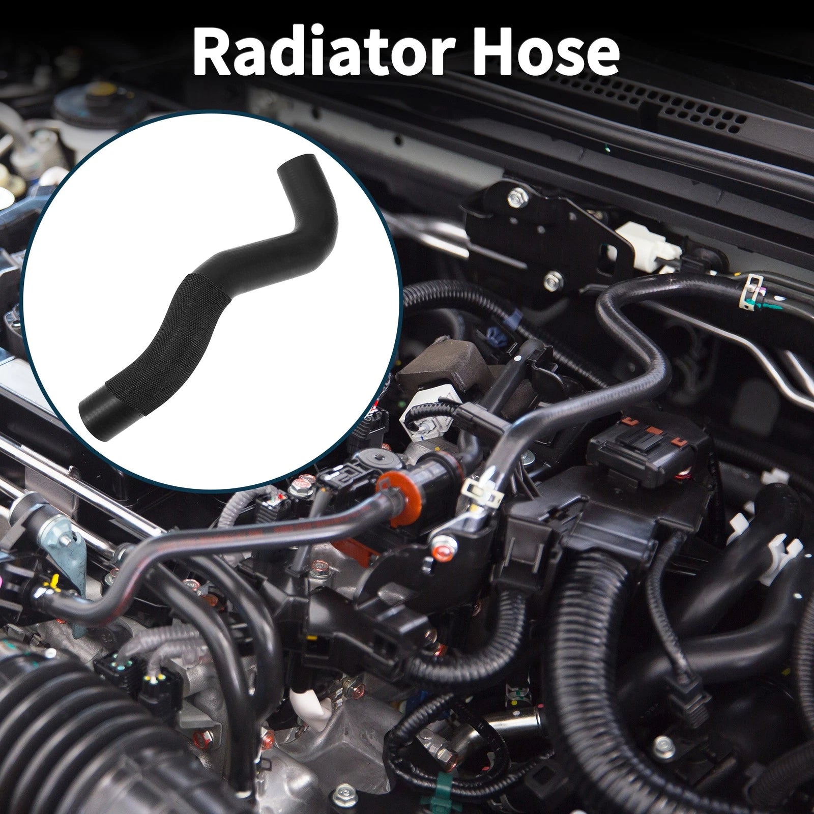 Radiator Hose Coolant Pipe for Ford Transit Mk7 V347 V348 (2006–2014) Rubber