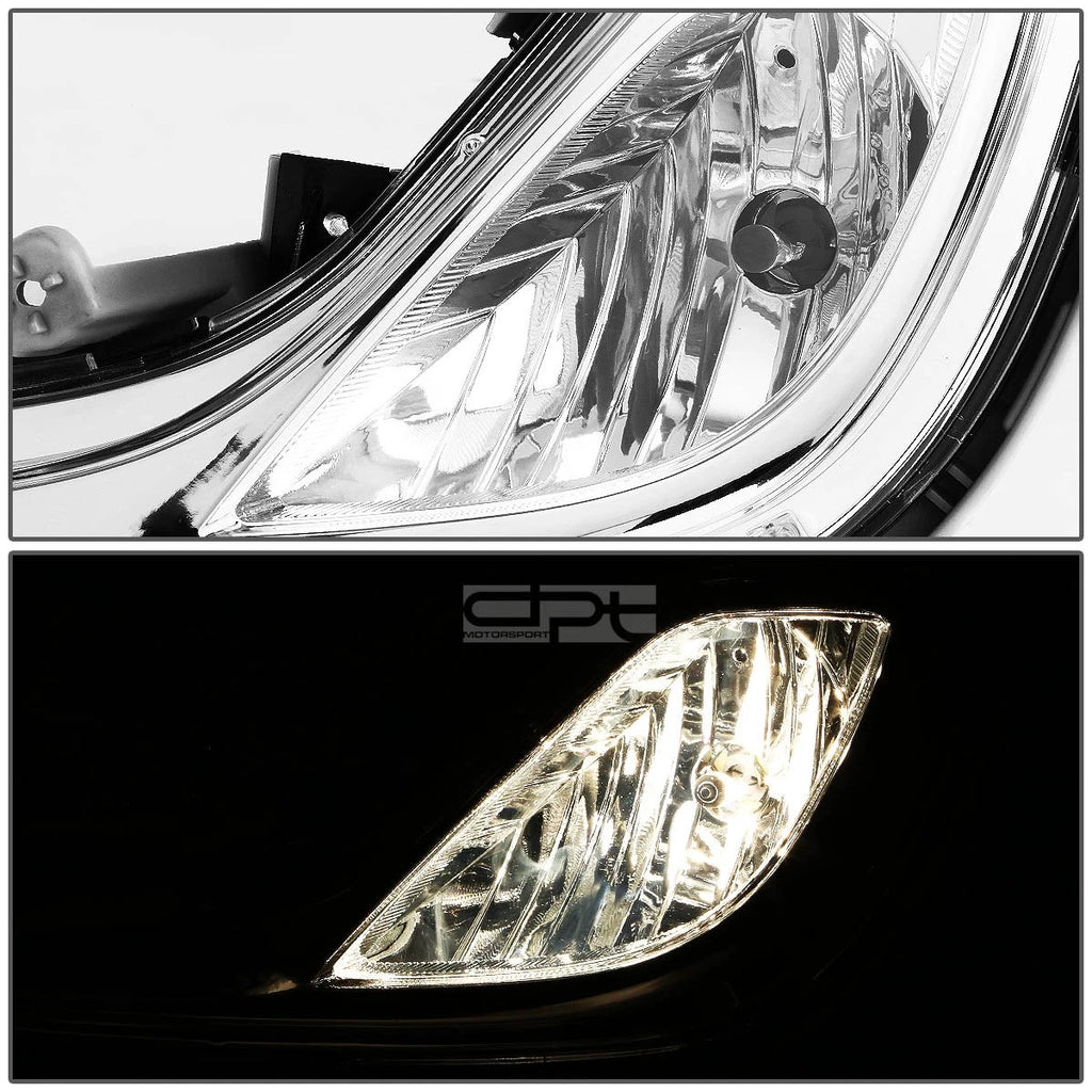 Set of 2 Chrome Clear Lens Fog Lights for Rb 4Dr (2012–2016)