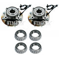 Set of 2 Front Rear Wheel Bearings Hubs Kit for Silverado Sierra 3500 HD (2010)