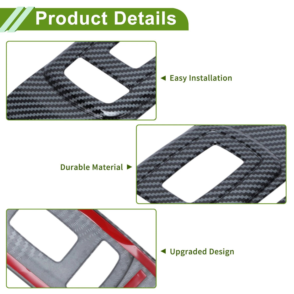 2X Window Switch Bezel Cover for Dodge Challenger (2015–2023)