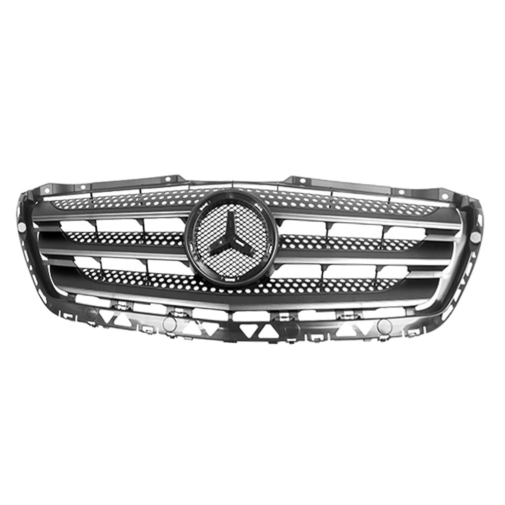 Replacement Front Grille Black Matte Plastic for Ford Ranger (2011–2018)