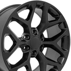 20" Satin Black Wheel for 2003-2014 Chevy Express 1500 - RVO2101