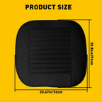 1pc Black PU Front Seat Cover for Universal Cars (2010–2023)