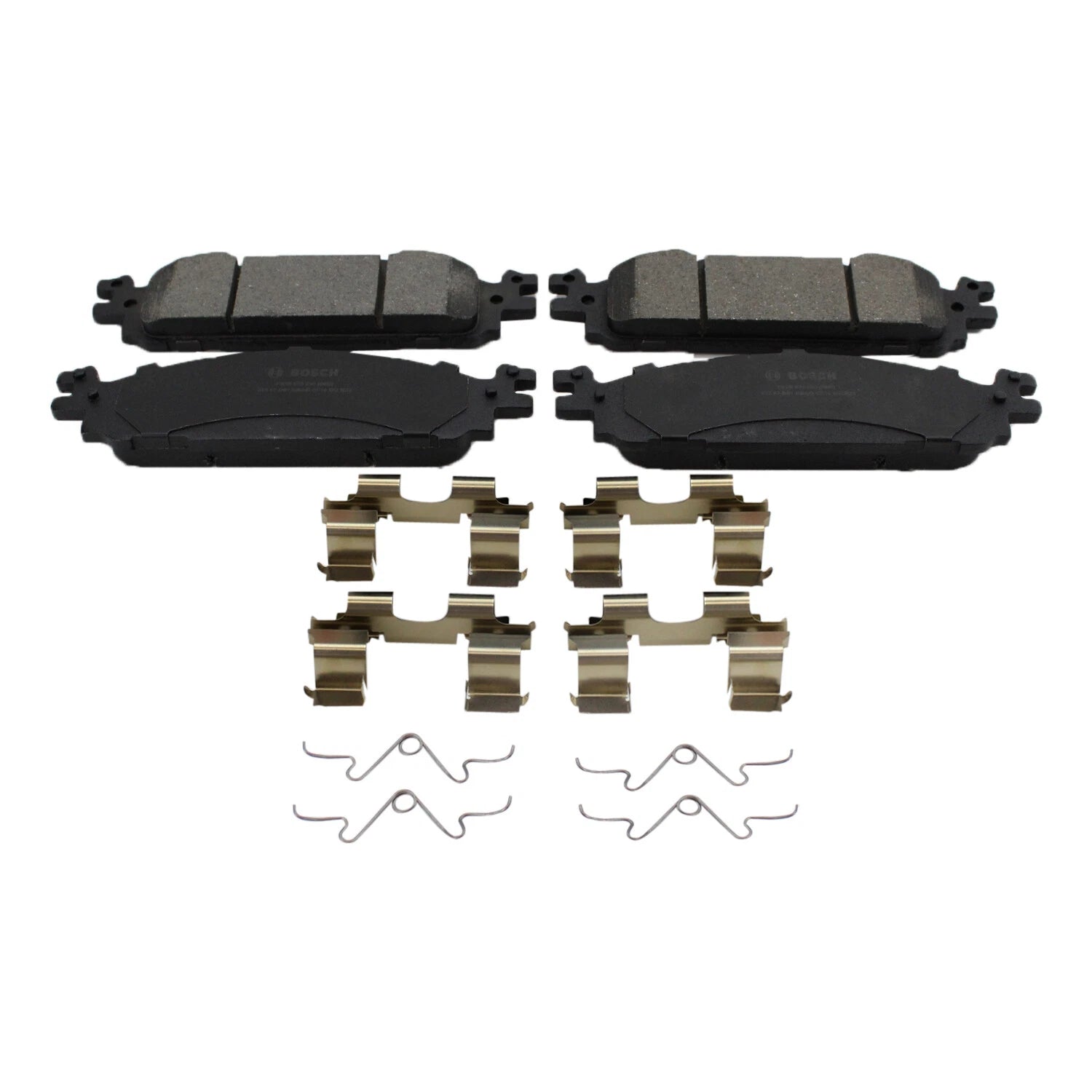 Set of 4 Bosch QuietCast Front Ceramic Brake Pads for Ford Explorer Flex Taurus MKS MKT