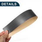 8 Pcs Door Pillar Window Trim for Toyota Rav4 (2007–2012) Carbon Fiber Black