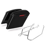Hard Saddlebags & Conversion Bracket for Harley Dyna Street Bob (2008–2017)