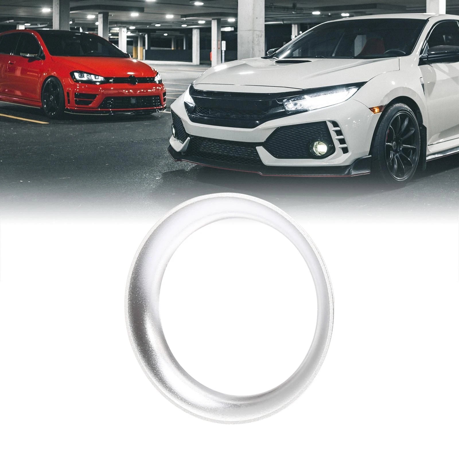 Decorative Start Button Ring for Mazda CX-5, CX-4, Axela, Atenza (Silver)