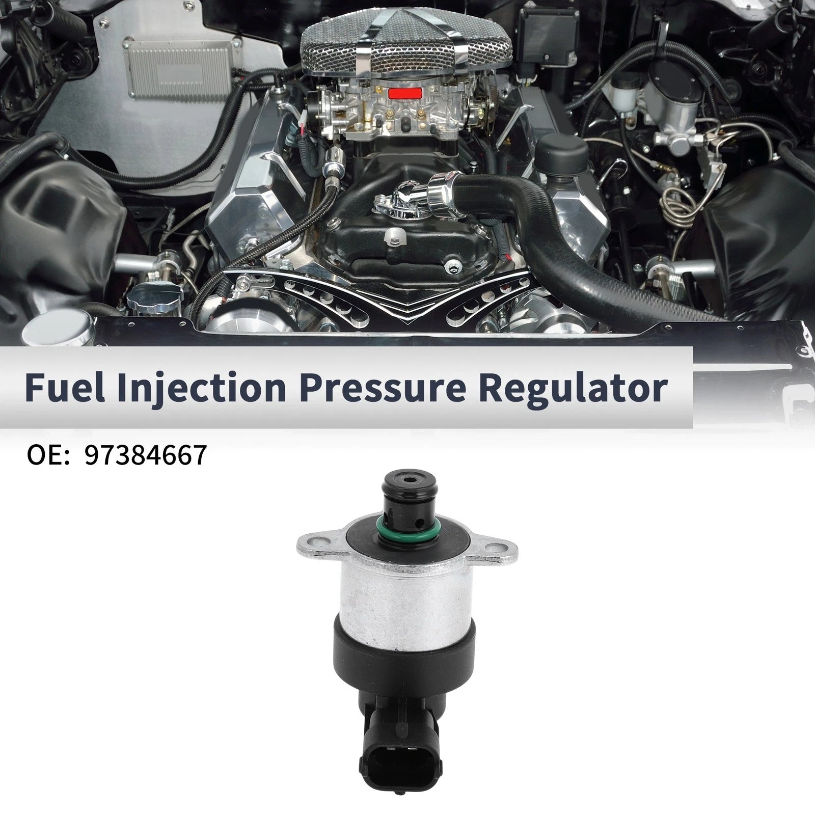 Fuel Pressure Regulator for Chevy GMC Duramax 6.6L Diesel (2006–2010) No.97384667