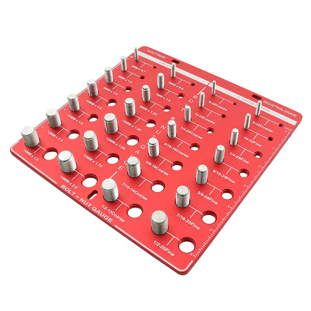 Nut and Bolt Thread Checker for Universal Use (28 Identifier)