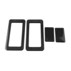 4 x Car Rear Seat Switch Cover Trim for Jeep Wrangler JK (2011-2017) Black