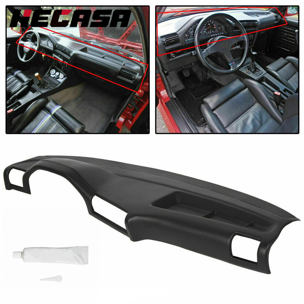 Dashboard Molded Dash Cap Cover Black for BMW 3-Series E30 (1984–1991)