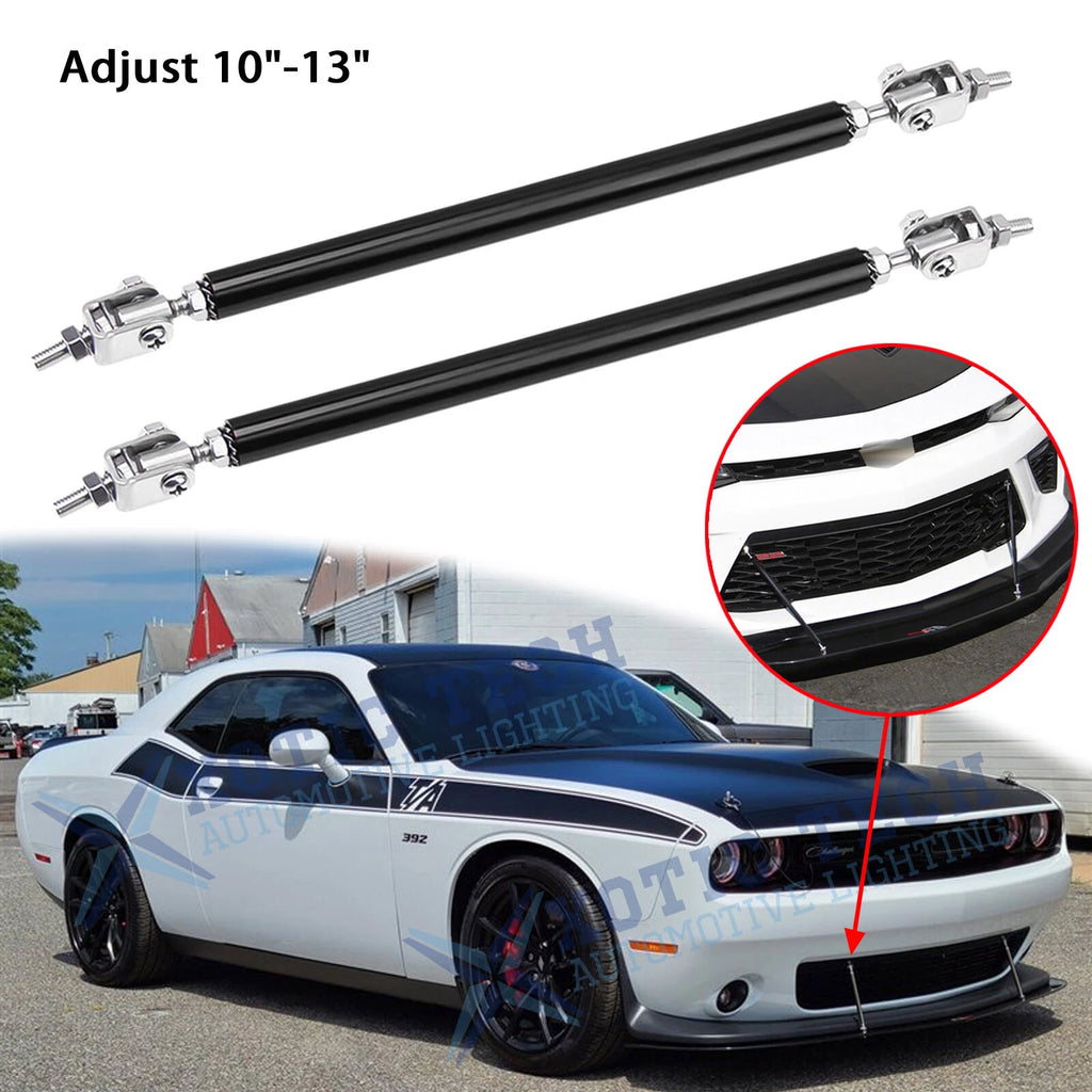 10-13" Bumper Bars Strut Tie Splitter Rod for Dodge Charger (2015–2023)