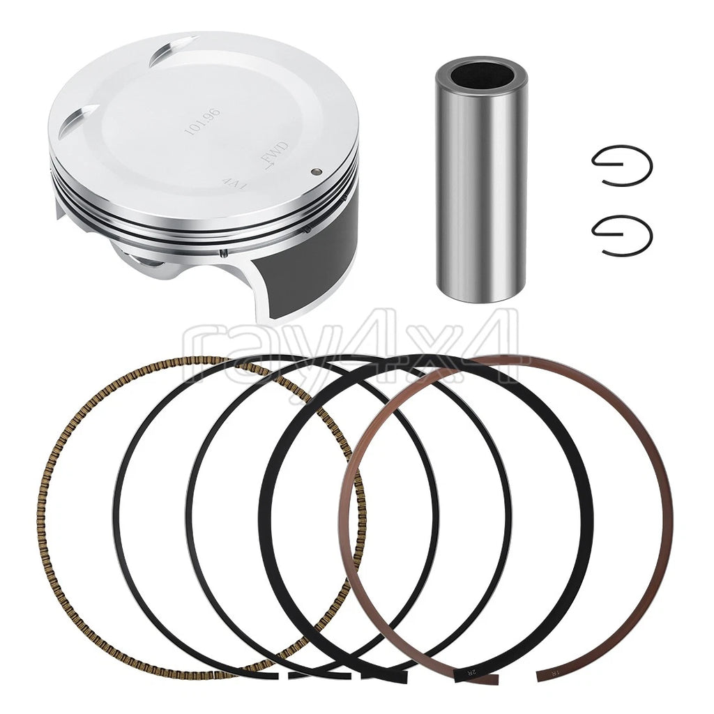 102mm STD Forged Piston & Rings Kit for Yamaha Rhino Grizzly 700 (2007–2014) 1S3-11631-10-00