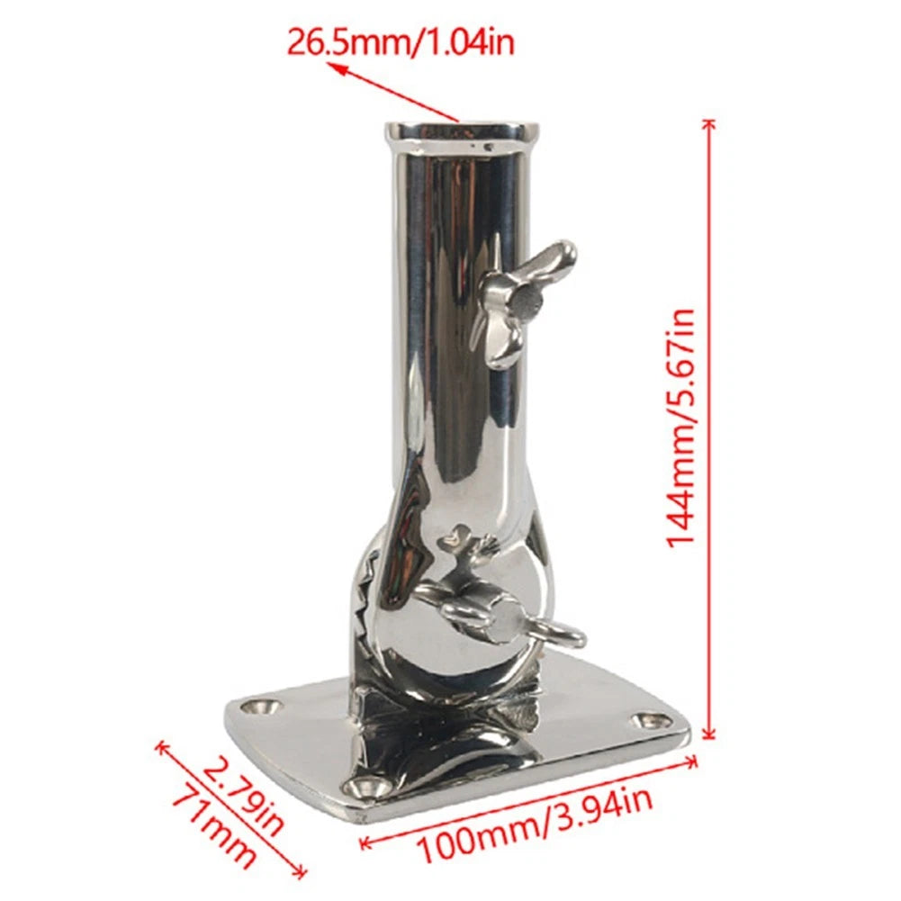 Flag Pole Holder for Marine Flag Pole (Anti-Rust)