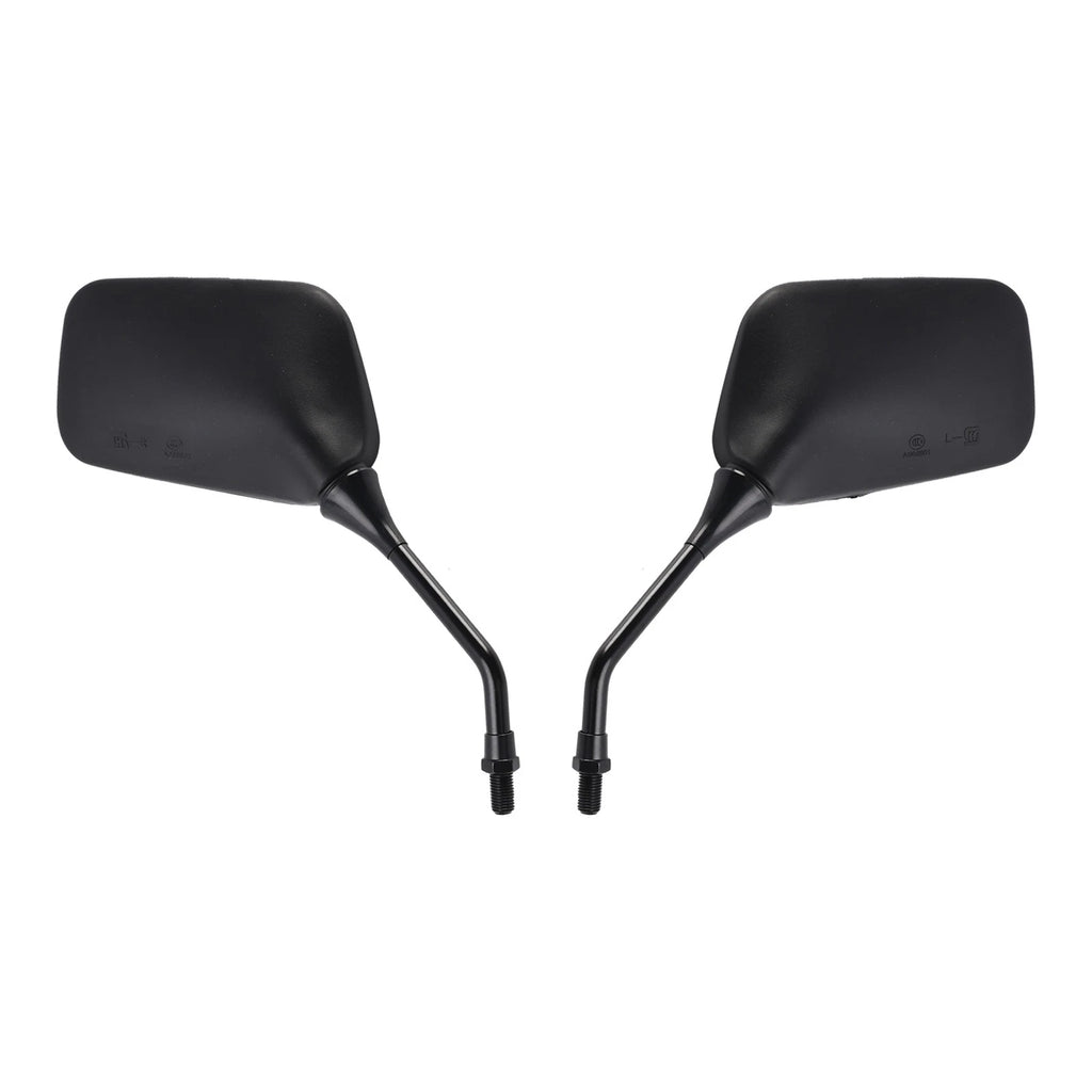 Pair Black Rearview Mirrors for Kawasaki KLR250 KLR600 KLR650 (1987–2007)
