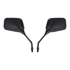 Pair Black Rearview Mirrors for Kawasaki KLR250 KLR600 KLR650 (1987–2007)