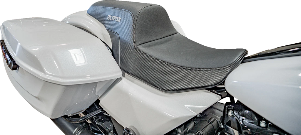 Drifter Tour Seat for FL (2023–2024) - Vinyl, Slipstop, Gray Logo