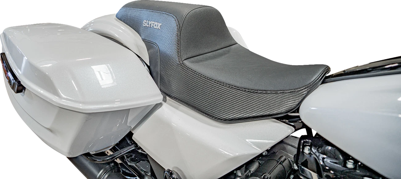 Drifter Tour Seat for FL (2023–2024) - Vinyl, Slipstop, Gray Logo