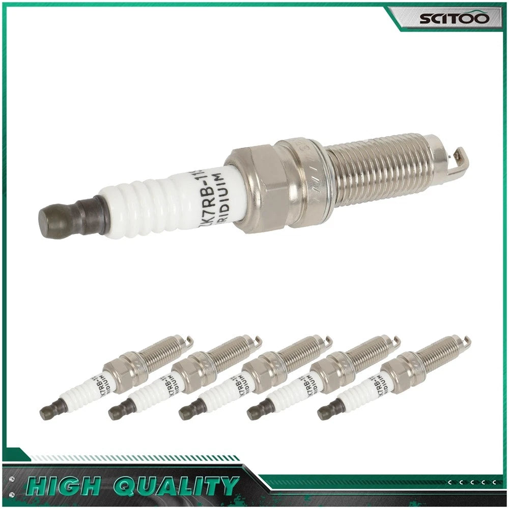 6X Iridium Spark Plugs for Honda Accord Odyssey Pilot Acura RDX RLX TLX (3.5L)