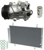AC Compressor Kit w Condenser Replacement for Lexus GS350 (2010–2011)