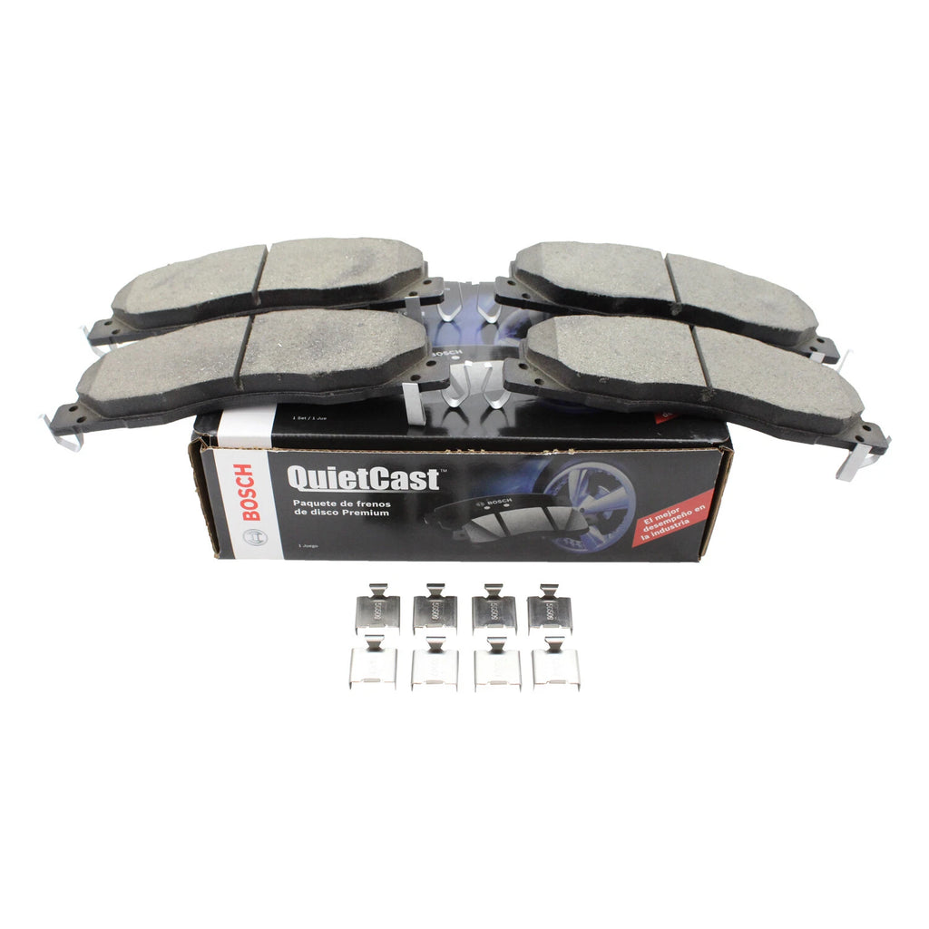 Set of 4 Bosch QuietCast Front Ceramic Brake Pads for Dodge Ram 2500 3500