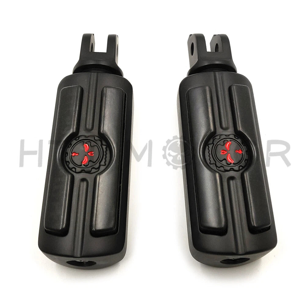Black Gear Skull Footpeg for Harley Breakout FXBR / FXBRS (2018–2019)