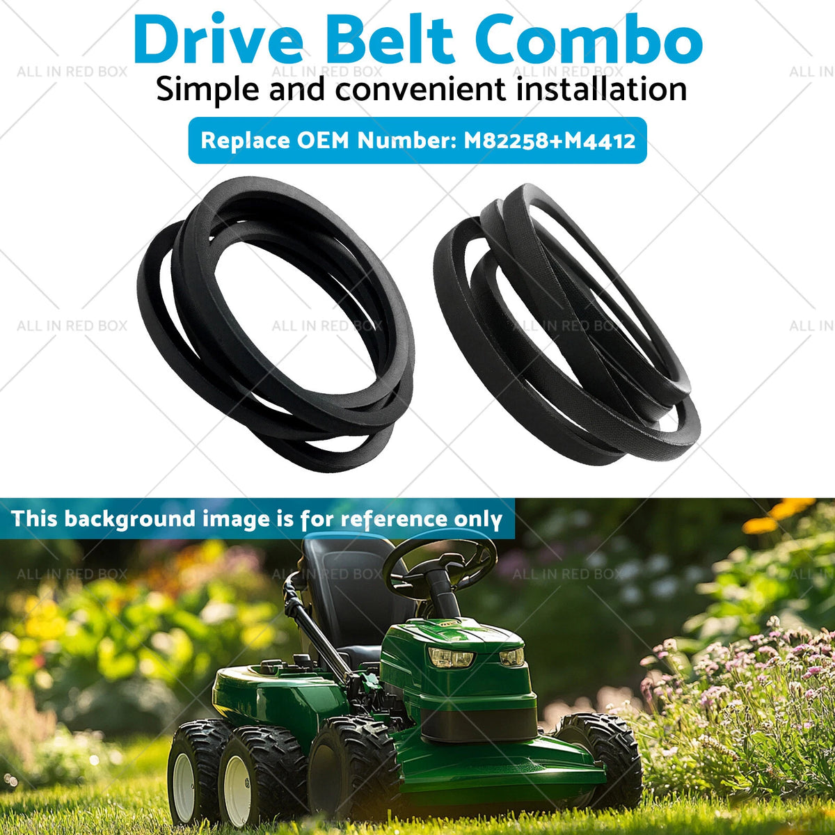 Drive Belt Combo for John Deere 110 112 200 208 210 212