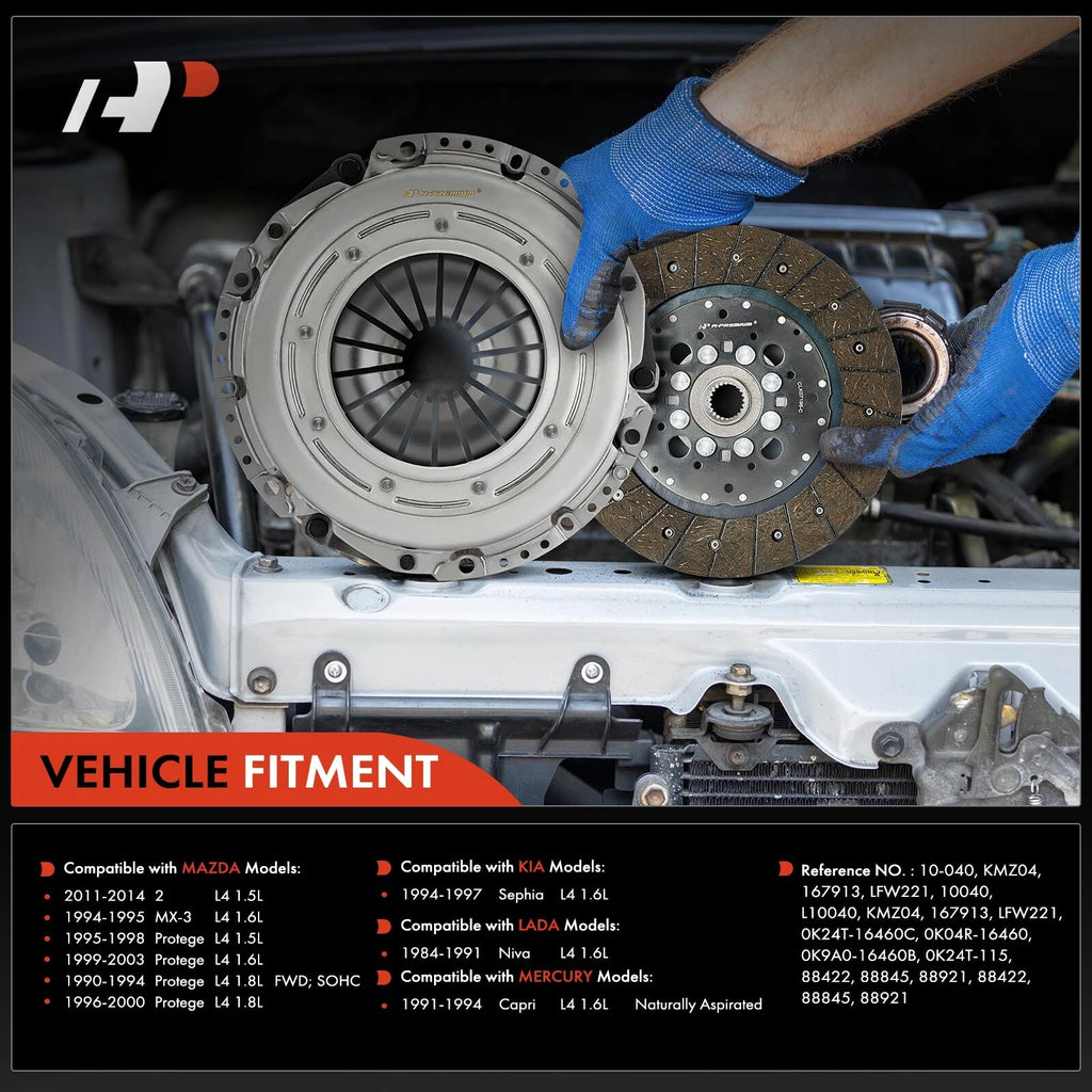 Clutch Kit for Mazda Protege (1995–2003) & Kia Sephia (1994–2001)