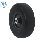 2-Pack Flat Free Tire and Wheel Assembly for Lawnmower (Fits Various Models)