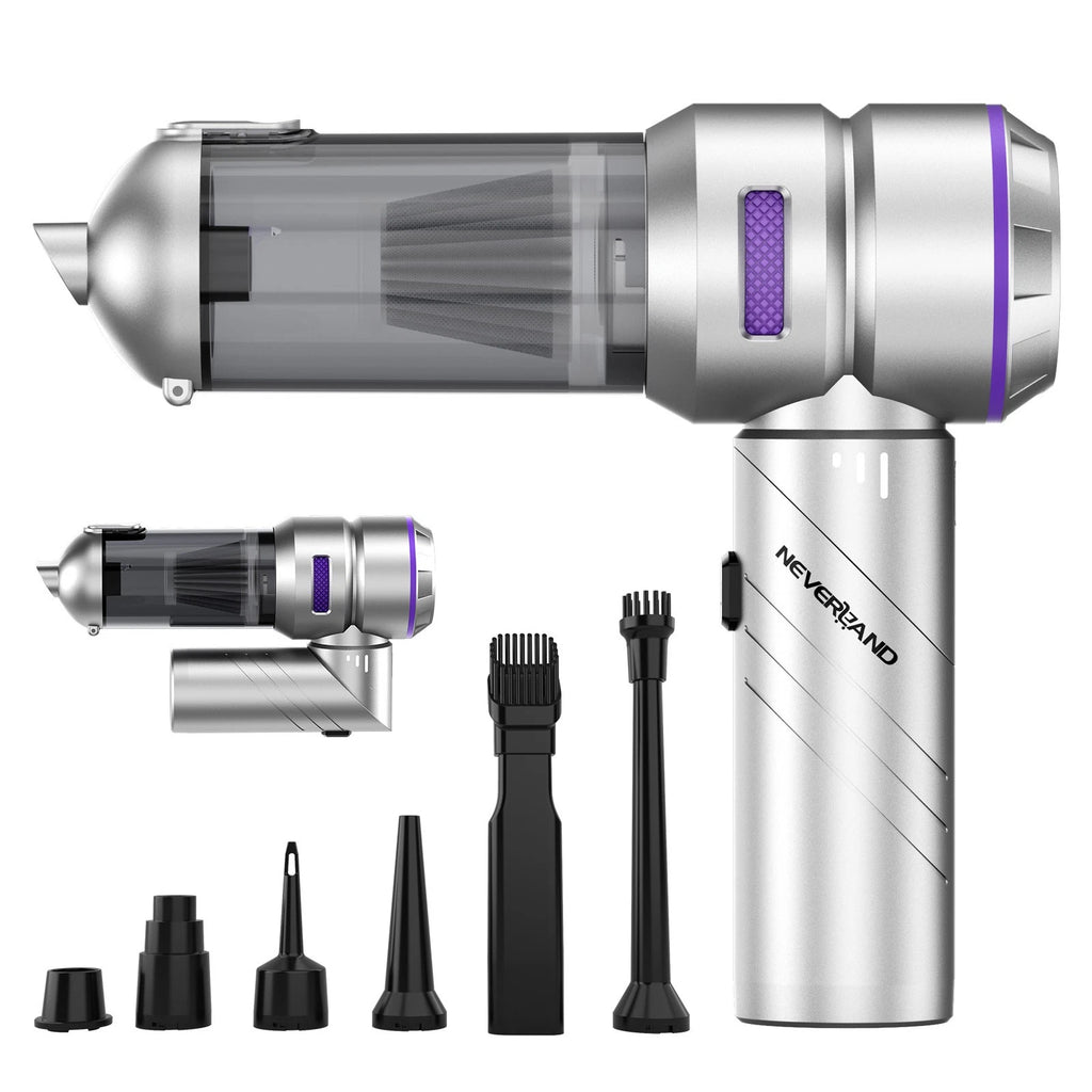 Cordless Handheld Vacuum Cleaner for Car and Home (2000mAh, 100W)
