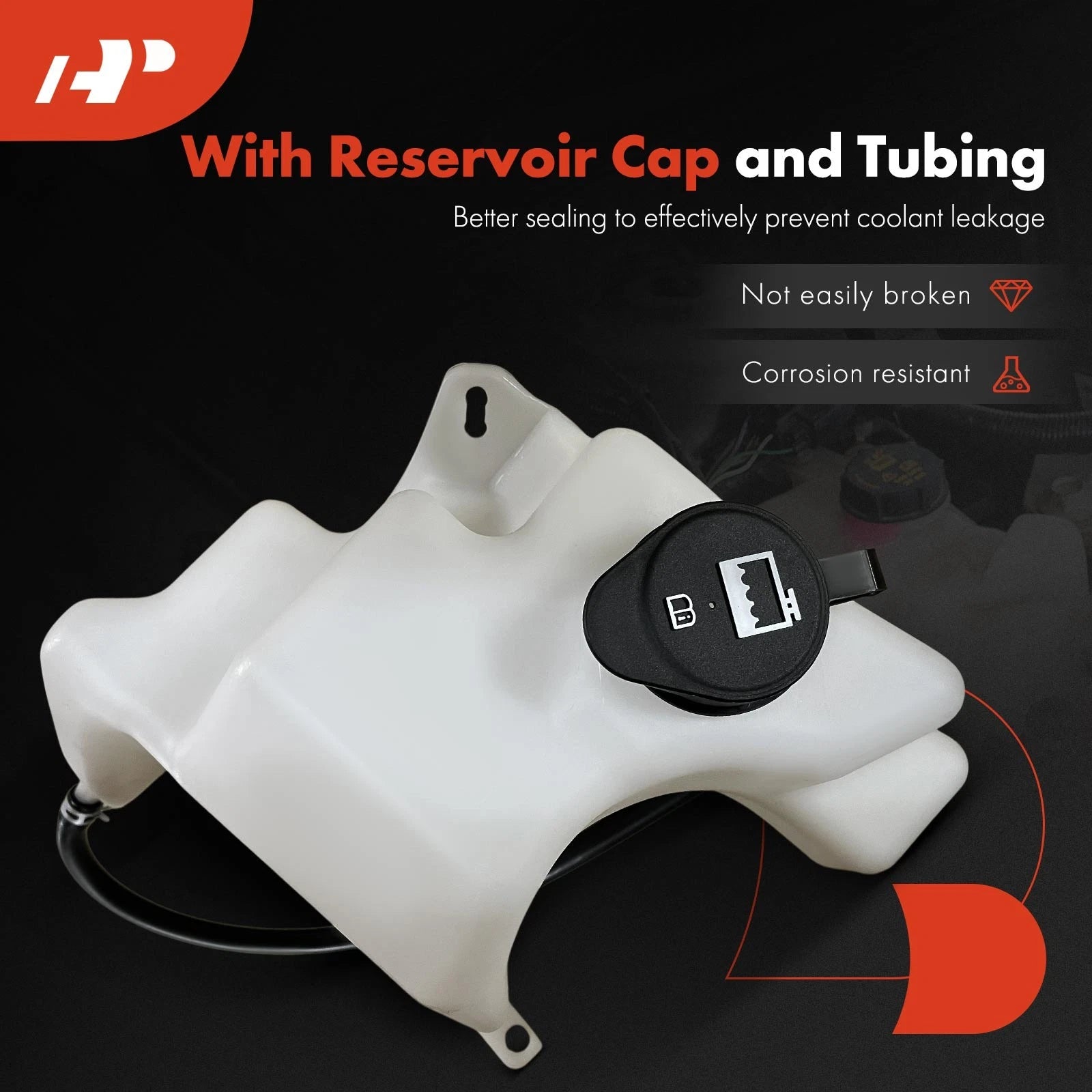 Radiator Coolant Reservoir with Cap for Cadillac Eldorado (1985-2002)