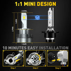 LED Headlight Bulbs for D2S D2R (80000LM, 6500K)