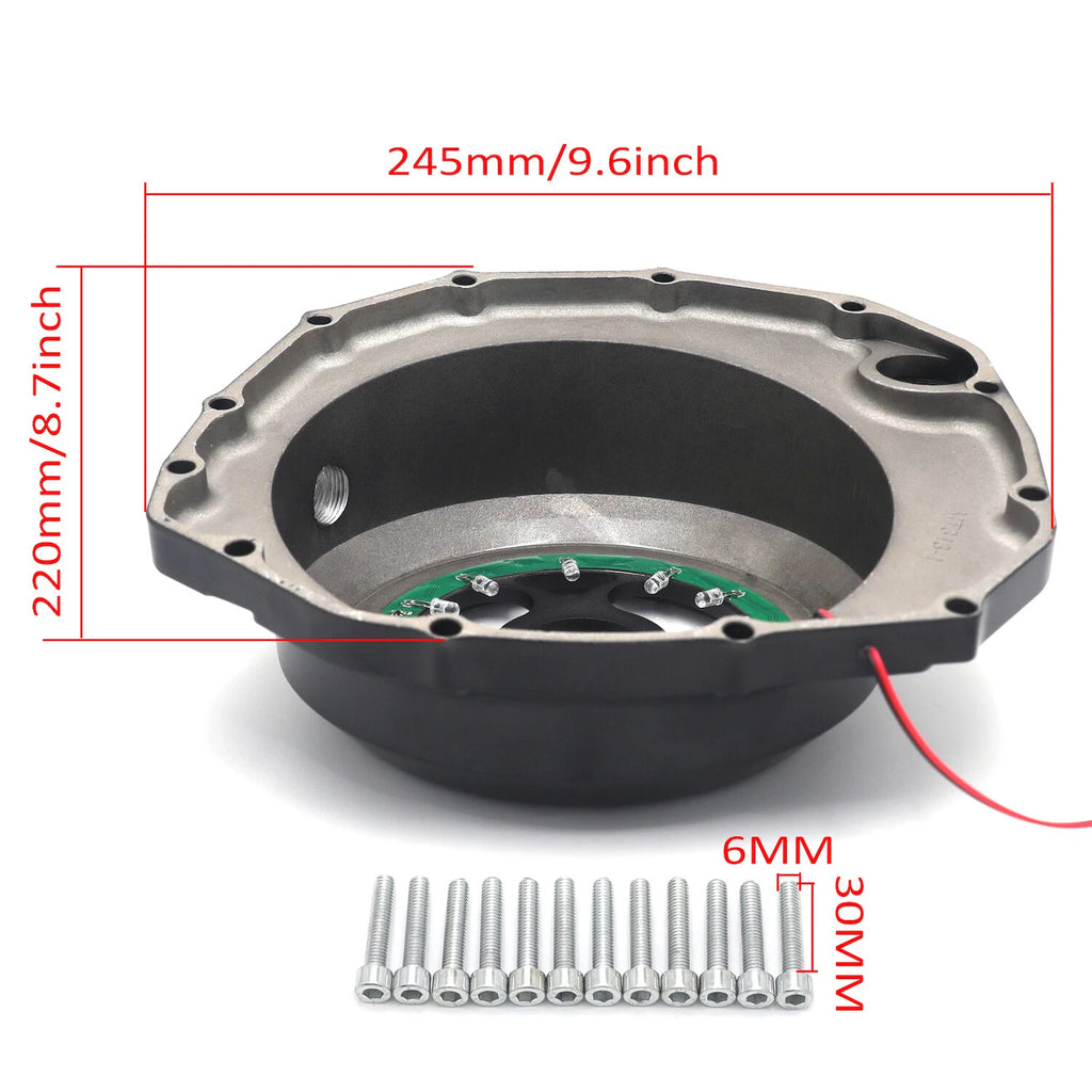 Sequential LED Engine Clutch Cover for Suzuki GSXR1300 Hayabusa (1999–2020)