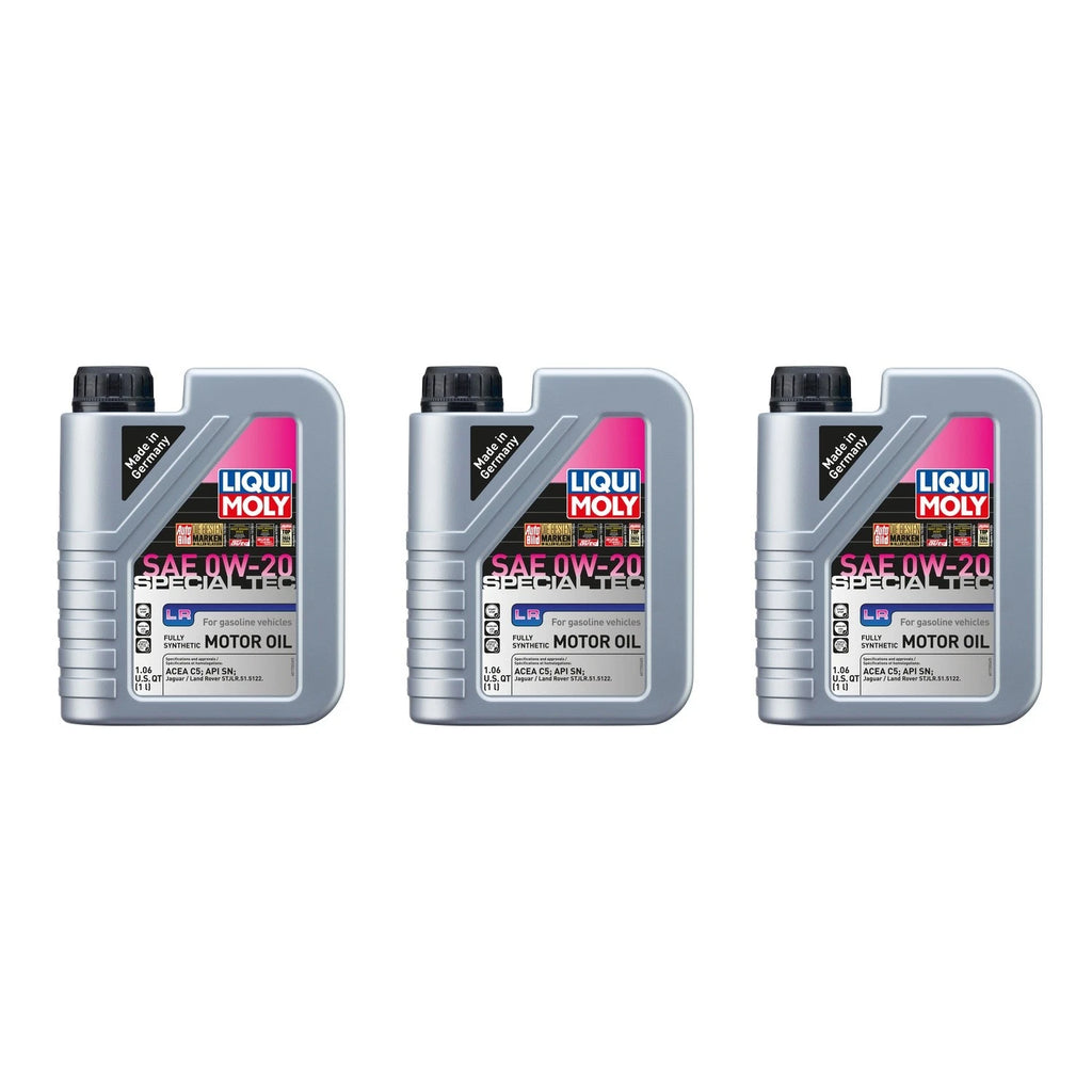 Set of 3 Liqui Moly Special Tec LR 0W-20 Engine Motor Oil (3L)