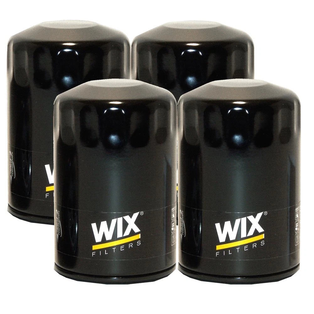 Set of 4 Wix 51522 Engine Oil Filter Kit for (Spin-On)