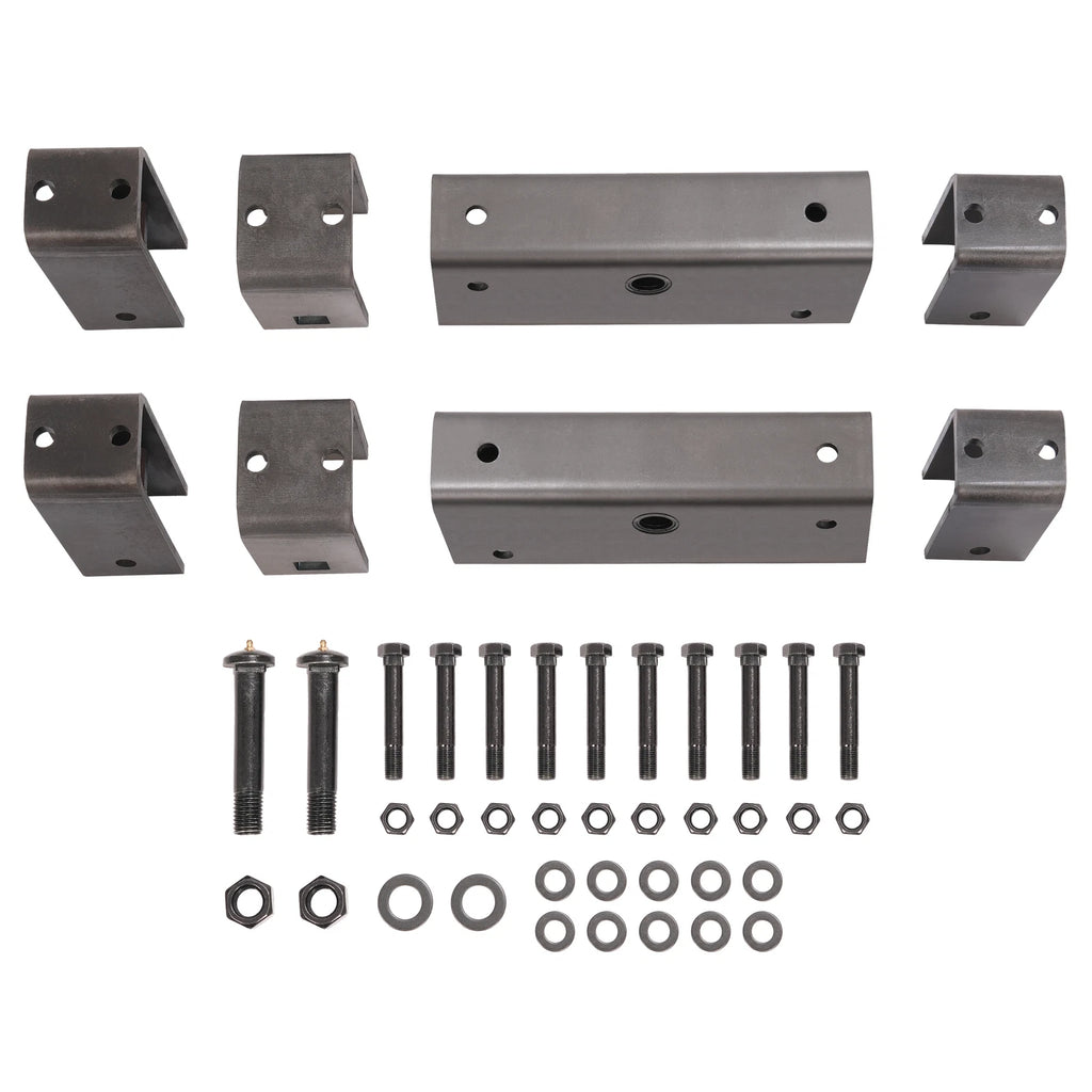 Tandem Axle Slipper Spring Trailer Hanger Kit for 2" Wide Slipper Spring