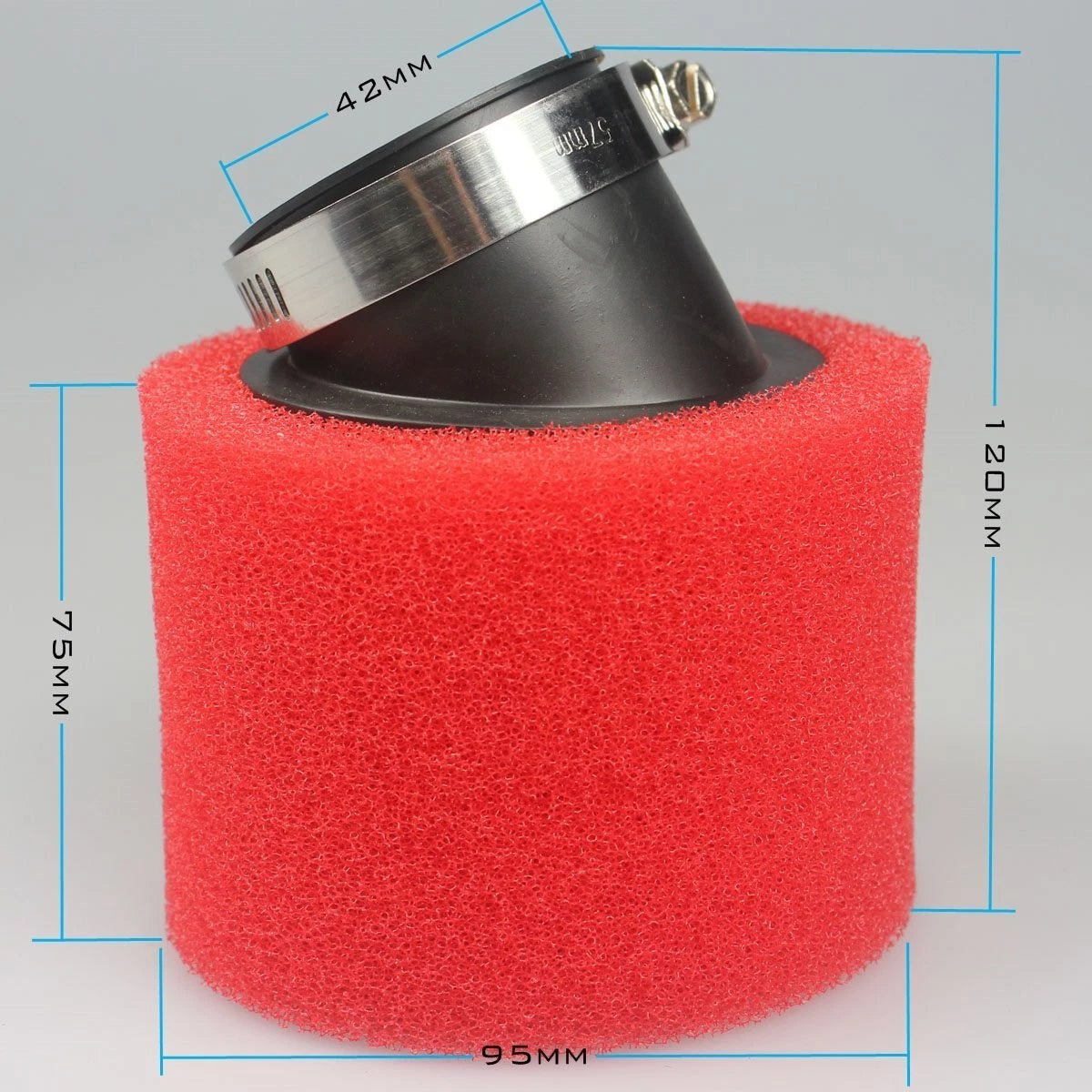 Foam Air Filter Pod for 150cc PIT Quad Dirt Bike ATV (41mm 42mm)