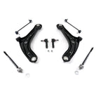 8PCS Front Lower Control Arms Kit for Ford Fiesta (2011–2019) w/Sway Bar