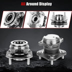 Set of 4 Wheel Hub Bearing Assemblies for Nissan Sentra (2007–2012)