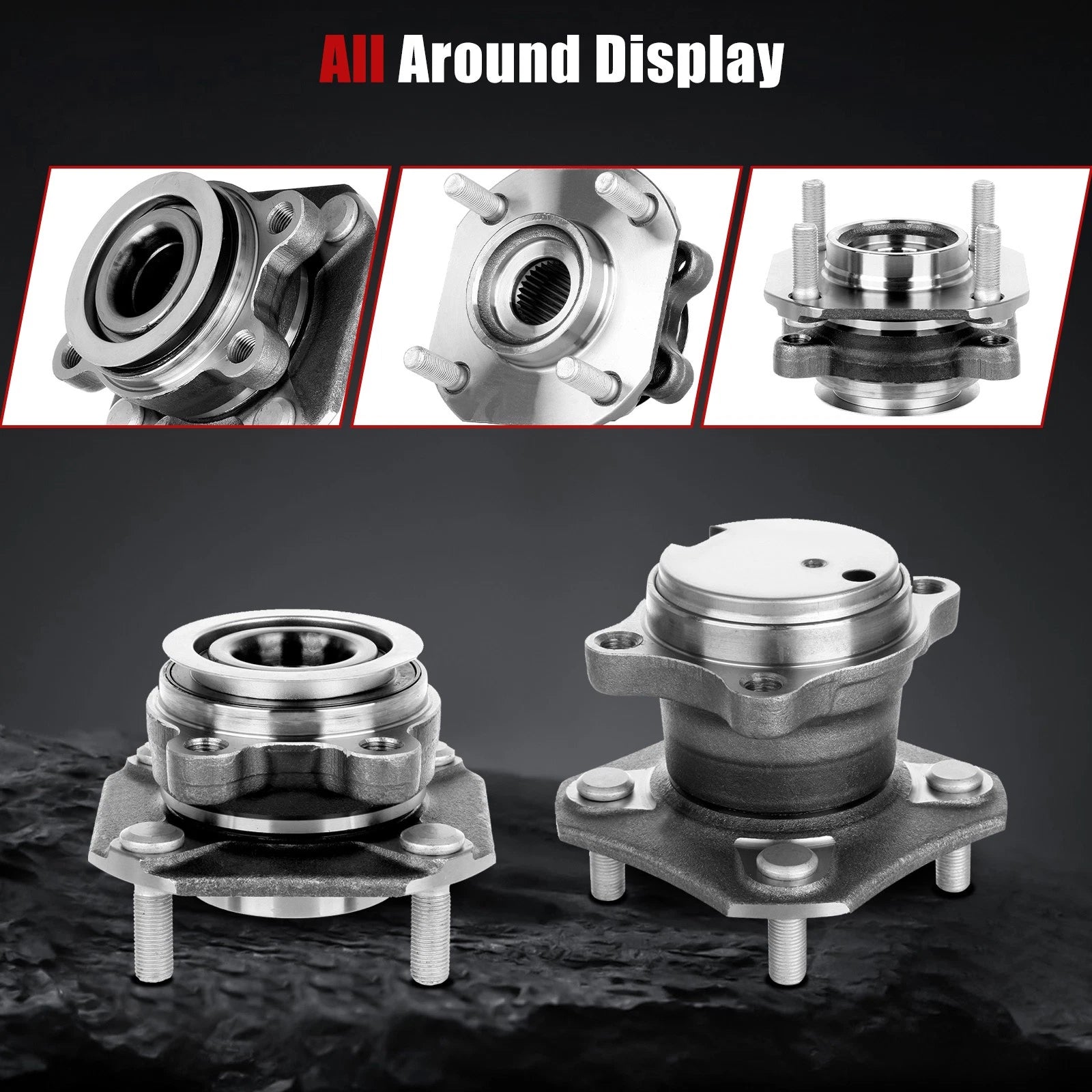 Set of 4 Wheel Hub Bearing Assemblies for Nissan Sentra (2007–2012)