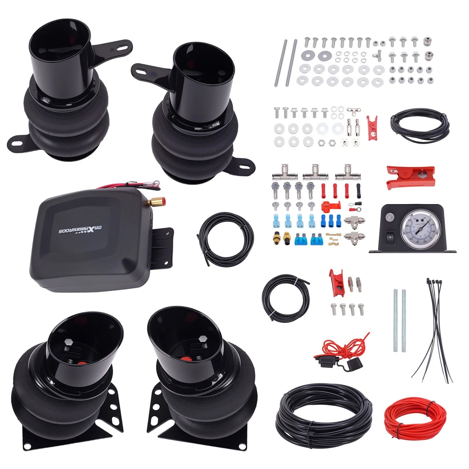 Set of 4 Air Spring Bags + Controller Kit for Chevy Bel Air (1958-1964)