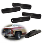 Set of 4 Smoked Front & Rear Side Marker Lamp Covers for Chevrolet GMC Truck
