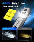 2X LED Headlight Bulbs for Novsight 880 Low Beam (6000K)