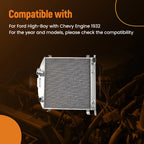 Aluminum 3-Row Engine Coolant Radiator for 1932–1932 Ford High-Boy (CC3132)