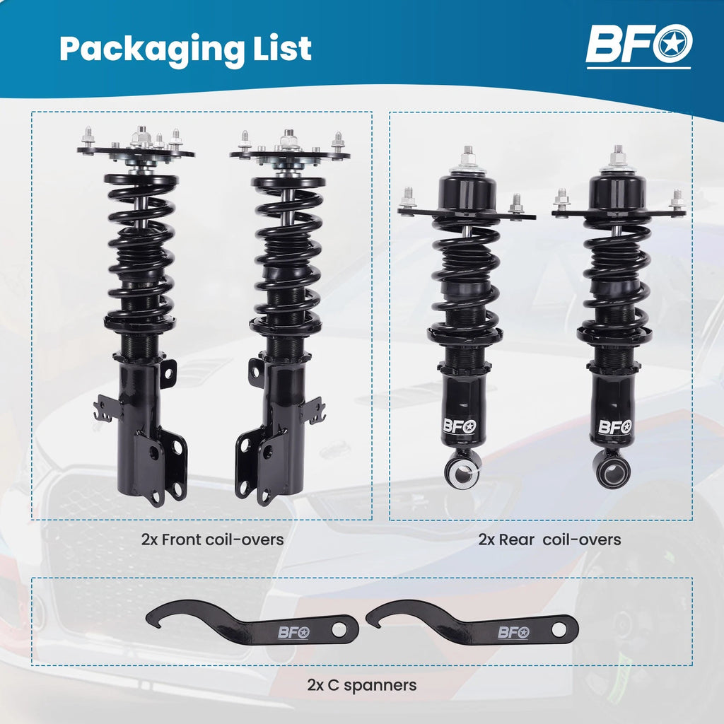 Coilovers Lowering Kit for Toyota Corolla (2009-2017) Adjustable Height