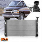 OE Aluminum Cooling Radiator for Chevy Express/GMC Savana (1996–2002) DPI-2042