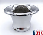 2 Barrel Bug Horn Polished Aluminum Replacement for Holley (1955–1970)