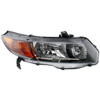 Replacement Amber Passenger Side Head Light Lens/Housing (See Compatible Chart)